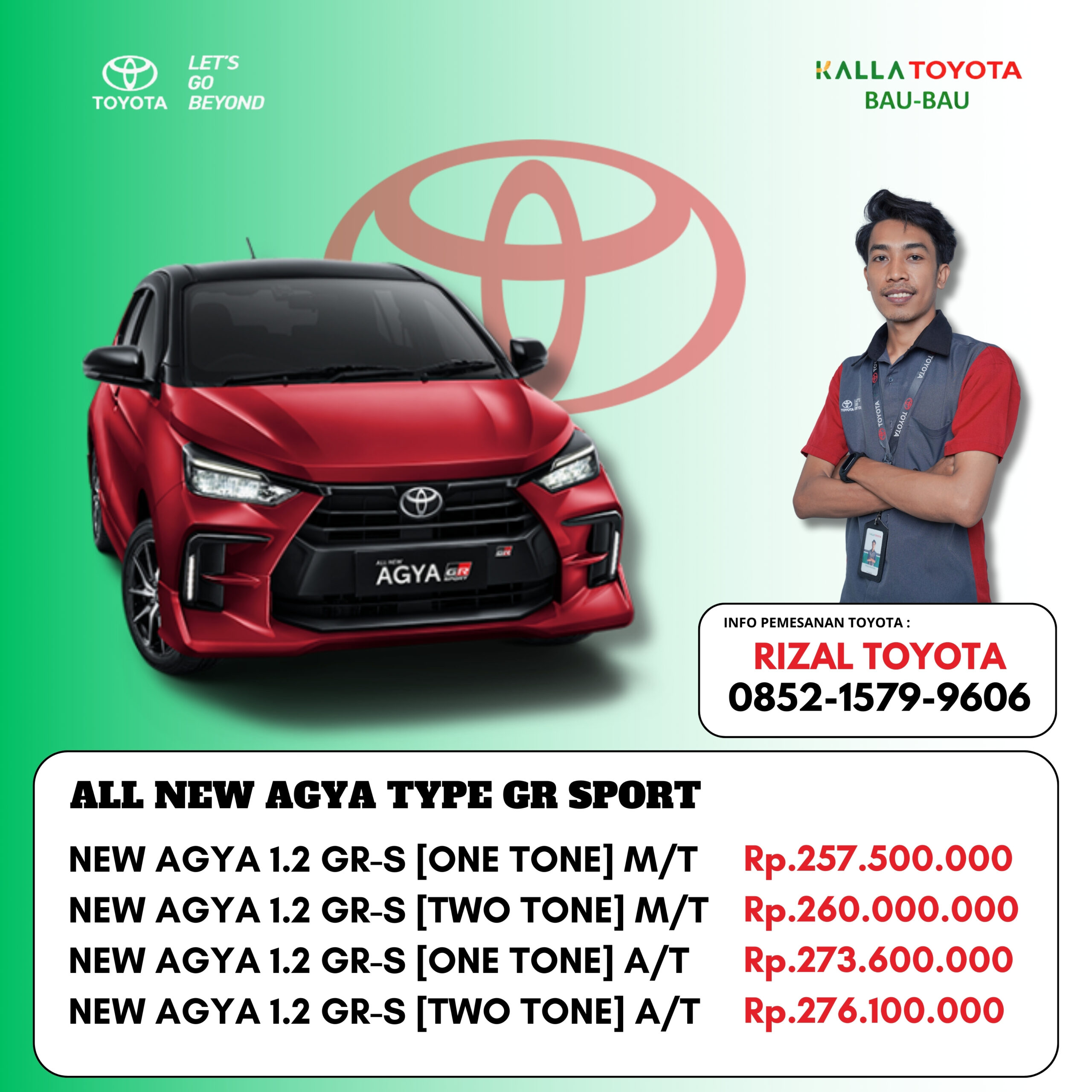 ALL NEW AGYA TYPE GR SPORT